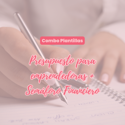 Combo Finanzas inteligentes para emprendedoras