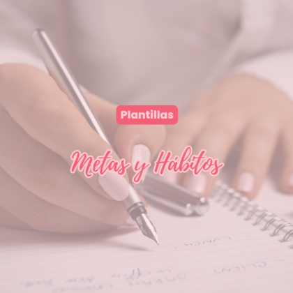 Plantilla de Metas y Hábitos